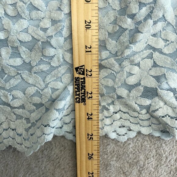 Bundle Teddi Rose Women's S Lace Overlay Teal & Blue Tops - Picture 7 of 12